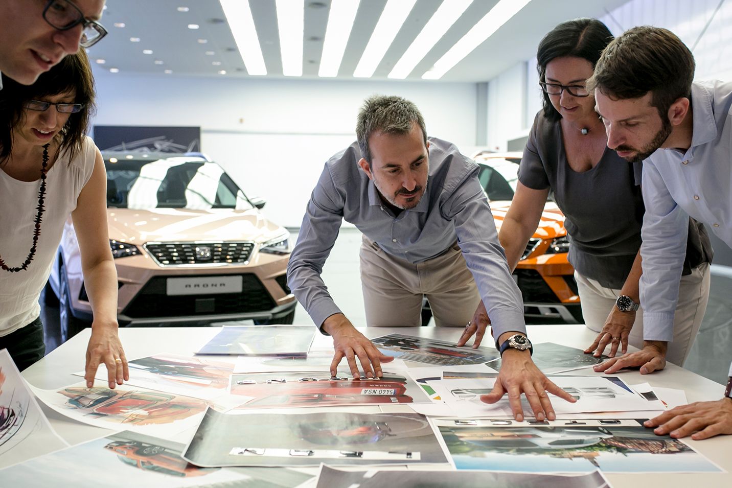 SEAT csapat képeket analizál