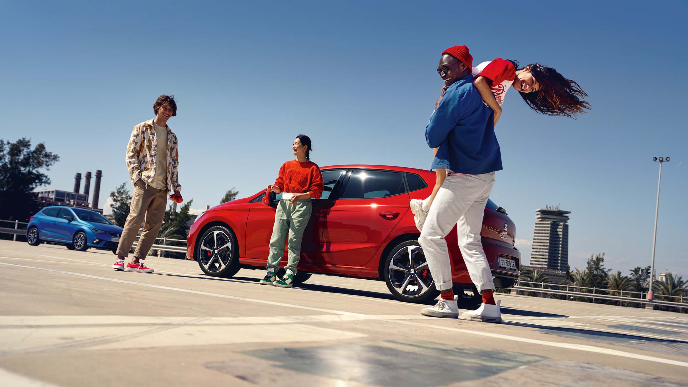 Barátok SEAT Ibiza előtt