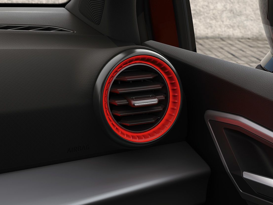 SEAT Ibiza szellőző