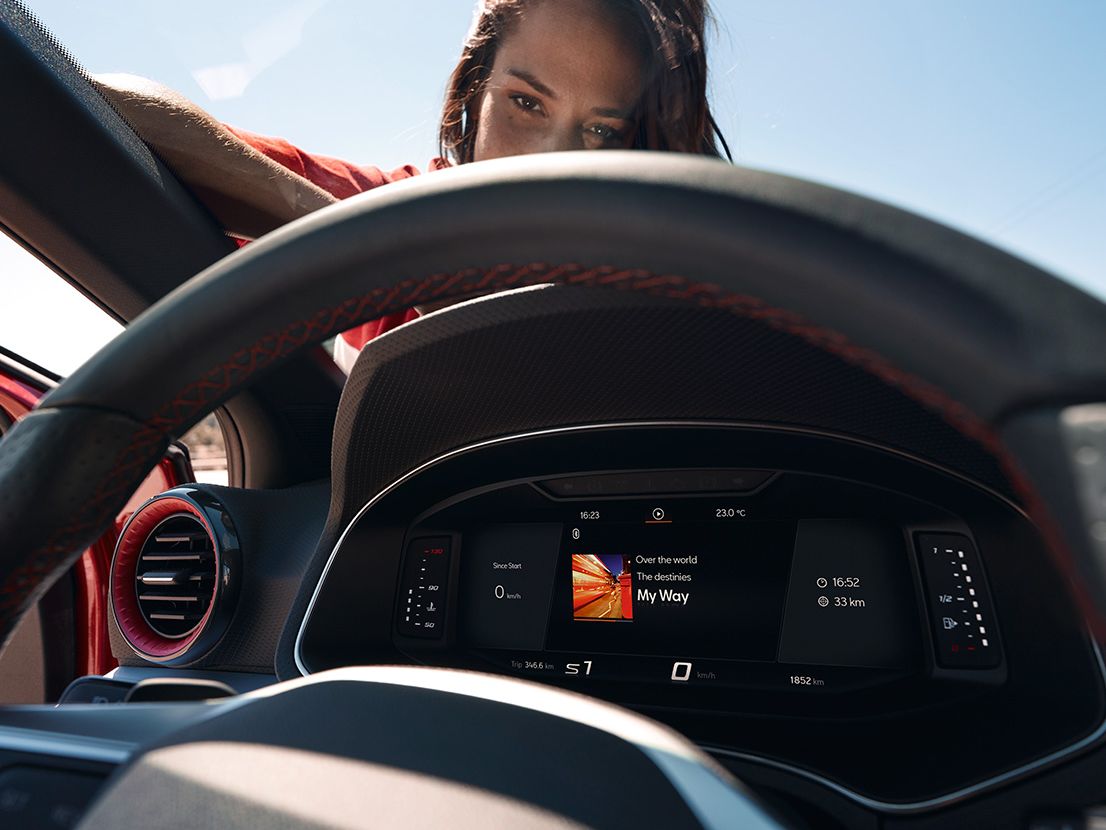 SEAT Ibiza digitális műszerfala