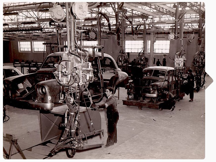 SEAT gyár 1953