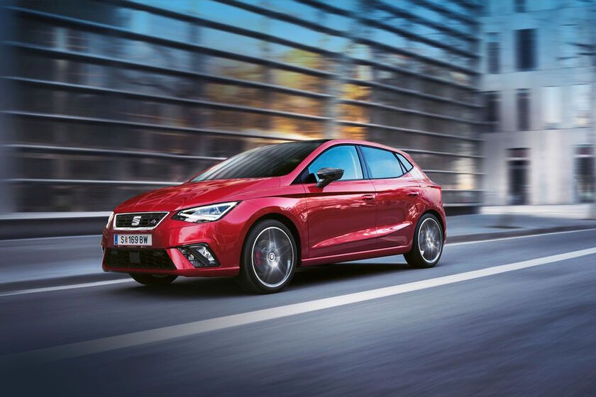 SEAT Ibiza az úton