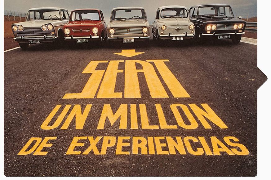 SEAT veterán modellek 1974