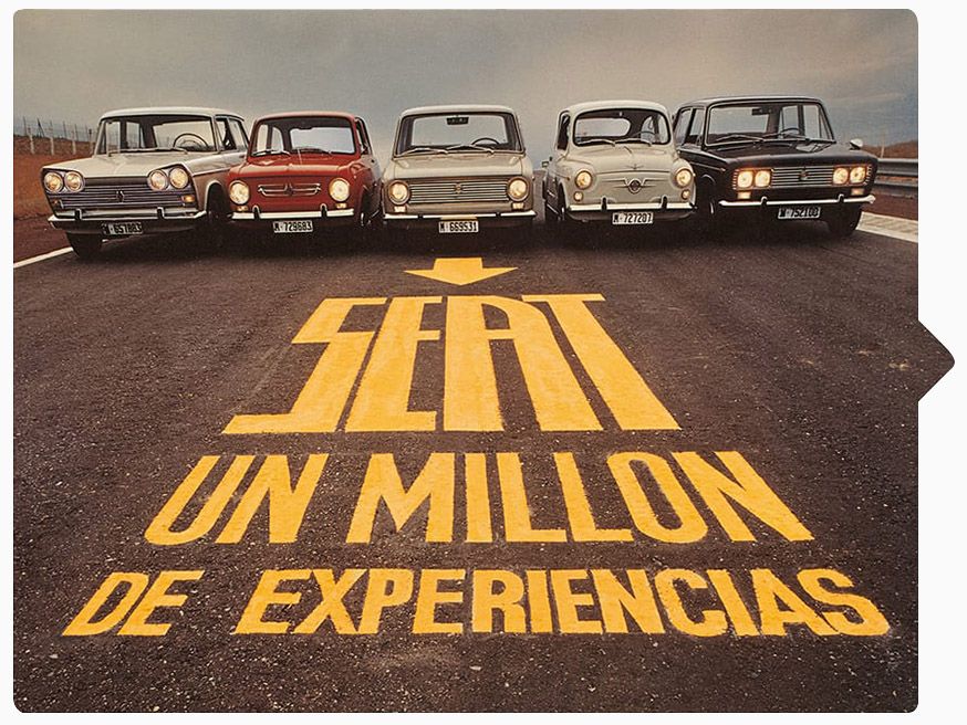 SEAT veterán modellek 1974