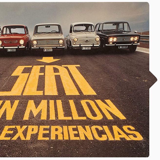 SEAT veterán modellek 1974
