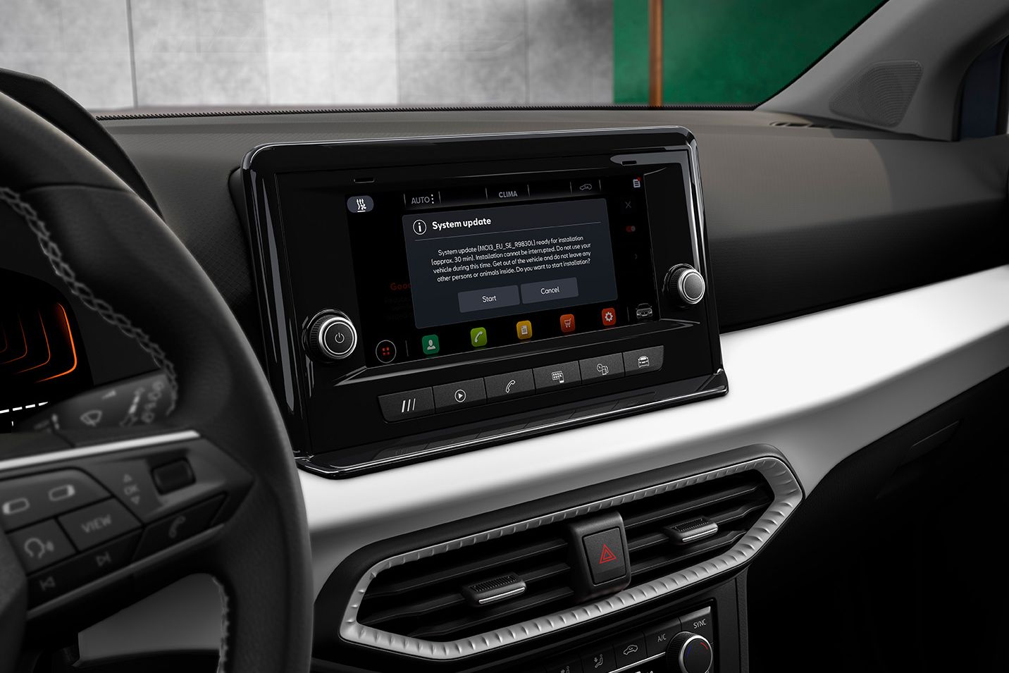 SEAT Arona kijelző