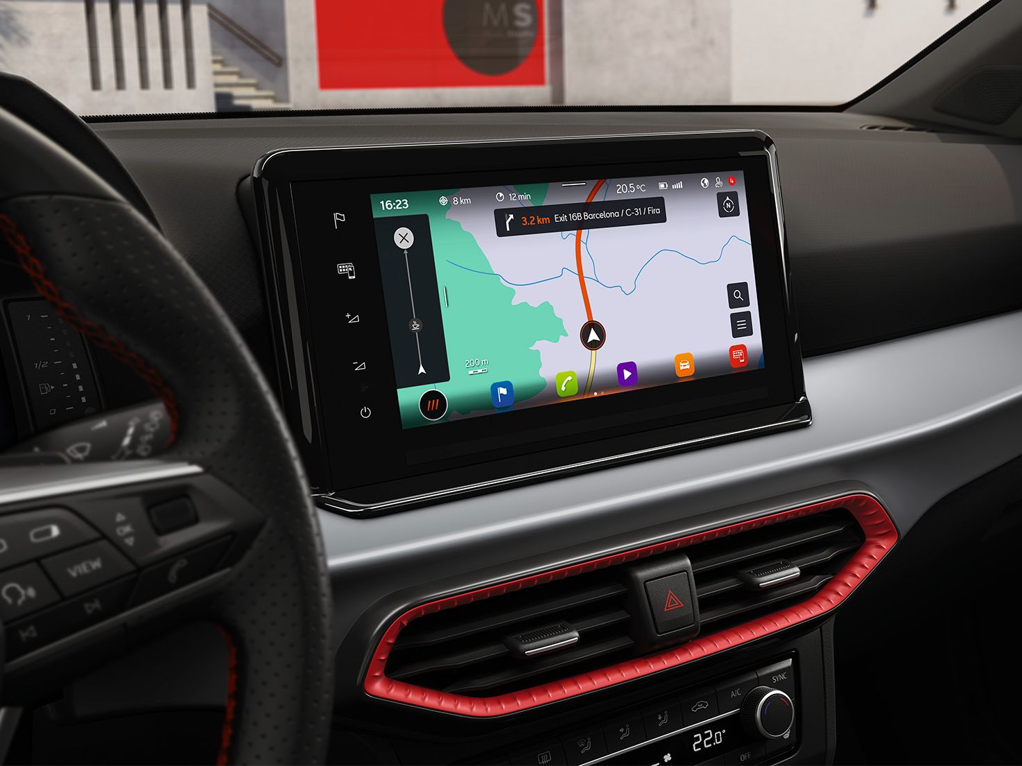 SEAT Ibiza navigáció